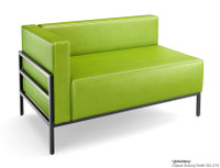 HST005 Urban Modern Collection: Modular Left-Side - Full Welded Gunmetal Outline Frame - Made in USA