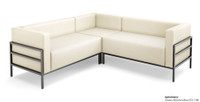 HST005 Urban Modern Collection: Modular V-Shape Sectional - Full Welded Gunmetal Outline Frame - Made in USA HST005 Urban Modern Collection: Modular V-Shape Sectional - Full Welded Gunmetal Outline Frame - Made in USA