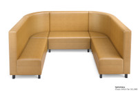 LUGANO - Modular U-Shape Sofa -  Rounded Corners - Tall 42" Back -Made in USA