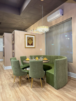 Modern Restaurant Chair - Metal Legs - Channel Design Back Modern Restaurant Chair - Metal Legs - Channel Design Back