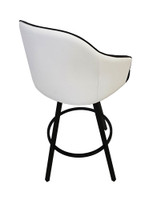 1834 Swivel Two-Tone Bar Stool - High Performance Upholstery - Metal Base 1834 Swivel Two-Tone Bar Stool - High Performance Upholstery - Metal Base