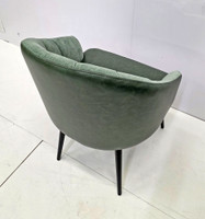 1838 Restaurant Chair - High Performance Upholstery - Metal Legs - Channel Back