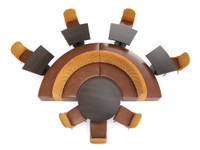 WAVE - Restaurant Seating  with Tables and Chair - Made in USA - Premium Upholstery