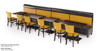 Restaurant Package of Palermo Restaurant Booths - Restaurant Tables and Chairs (SEATS 12) Restaurant Package of Palermo Restaurant Booths - Restaurant Tables and Chairs (SEATS 12)