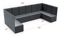 1926 - Button Tufted  - Modular Seating Collection G3 - Made in USA 1926 - Button Tufted  - Modular Seating Collection G3 - Made in USA