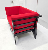 Carina Outdoor Seating - Armless Chair - Premium  5-Yr Warranty Sunbrella Fabric - Marine Grade Seaboard Frame
