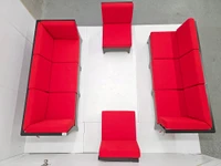 Carina Outdoor Seating - Modular Open U-Shape Seating - Premium  5-Yr Warranty Sunbrella Fabric - Marine Grade Seaboard Frame