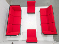 Carina Outdoor Seating - Modular U-Shape Seating - Premium  5-Yr Warranty Sunbrella Fabric - Marine Grade Seaboard Frame