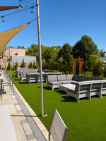 Carina Outdoor Seating Package - Modular Open U-Shape Seating - Premium  5-Yr Warranty Sunbrella Fabric - Marine Grade Seaboard Frame