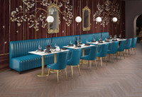 FELICITY - Luxurious Modern Channel Booth- High Quality Materials - Handcrafted Craftsmanship - Boutique Collection