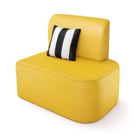 Cabana Outdoor Seating - Open Chaise Seat- Premium  5-Yr Warranty Sunbrella Fabric - Marine Grade Seaboard Frame - One Zebra Pillow