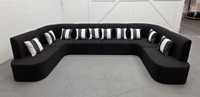 Cabana Outdoor Open Sofa Seating - Premium  5-Yr Warranty Sunbrella Fabric - Marine Grade Seaboard Frame - Seating Arrangement G1