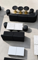 Cabana Outdoor Open Sofa Seating - Premium  5-Yr Warranty Sunbrella Fabric - Marine Grade Seaboard Frame - Seating Arrangement G1