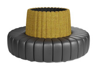 Rotonda 100" Round Modular Seating - Round Banquette - Circular Sofa- Centerpiece (Seats 12)