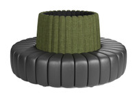 Rotonda 100" Round Modular Seating - Round Banquette - Circular Sofa- Centerpiece (Seats 12)