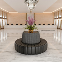 Rotonda 100" Round Modular Seating - Round Banquette - Circular Sofa- Centerpiece (Seats 12)