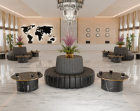 Rotonda 100" Round Modular Seating - Round Banquette - Circular Sofa- Centerpiece (Seats 12)