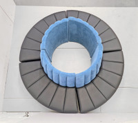 Rotonda 100" Round Modular Seating - Round Banquette - Circular Sofa- Centerpiece (Seats 12)