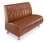 SOFIA - Plush Modern Tufted Booth- High Quality Materials - Handcrafted Craftsmanship - Boutique Collection