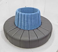 Package of Three Rotonda 100" Round Modular Seating - Front Of House - Hallway - Circular Sofas - Round Banquettes (Seats 36)