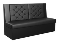 Tavern Restaurant Booth - Dual Panel - 38" Height (Seats 3)