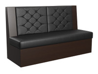 Tavern Restaurant Booth - Dual Panel - 38" Height (Seats 3)