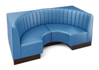 Style S - Channel Style Back - Half Circle Booth Style S - Channel Style Back - Half Circle Booth