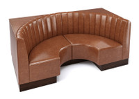 Style S - Channel Style Back - Half Circle Booth Style S - Channel Style Back - Half Circle Booth