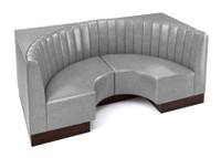 Style S - Channel Style Back - Half Circle Booth Style S - Channel Style Back - Half Circle Booth