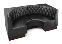 Style S - Diamond Back - Half Circle Booth