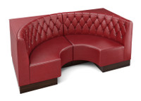 Style S - Diamond Back - Half Circle Booth