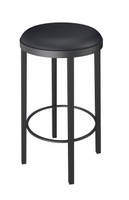 Overstock Deal! Club Chairs Seating Package - SEATS 30 -  [20] Commercial-Grade Club Chairs on Casters - [10] Round Tables  - [10] Modern Black Round Bar Stools