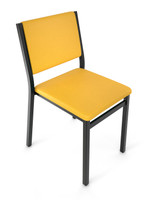 Outdoor Gunmetal Frame - Sunbrella Restaurant Chair - Proudly Made in America