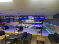 Bowling Exclusive Furniture Package featuring COCO Modular Seating with Round Lounge Tables (Seats 28)