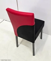 782 Restaurant Chair - Two Tone Premium Upholstery - Gunmetal Base