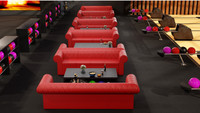 RIVERA Modular Bowling Furniture - Sofas - Lounge Tables - Storage (Seats  32)