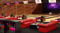 RIVERA Modular Bowling Furniture - Sofas - Lounge Tables - Storage (Seats  32)