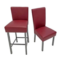 782 Bar Stool - Premium Upholstery - Gunmetal Base