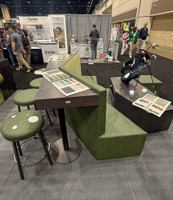 Monterey Golf Seating with Bar Table and Lounge Table - Exclusive Modern Design (Seats  8)