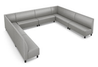 NORWAY - Modular Extended U-Shape Seating - Made in USA
