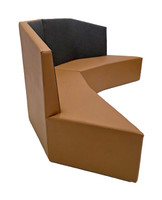 Monty Booth Seating - Modern Design  - Fully Customizable - 100% Handcrafted In USA - Event Ready