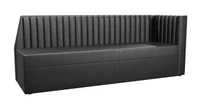Overstock - Lounge Package - [Four] 9033 Black Modular U Shapes, [Four] Ottomans and [Four] Lounge Tables (Seats  32)