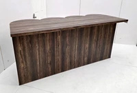 88" Golf Bar Table With Golf Bag Storage