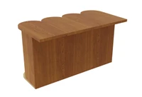 Set of Three: Bar Tables With Golf Bag Storage and Four Bar Stools (Seats 12)