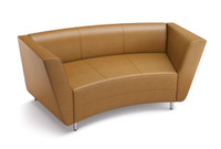 8005 Long Curved Modern Loveseat