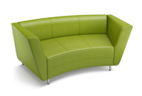8005 Long Curved Modern Loveseat