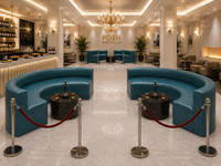 POSH - 10' Double Seating Lounge - High Quality Materials - Extra Wide Back  - Boutique Collection