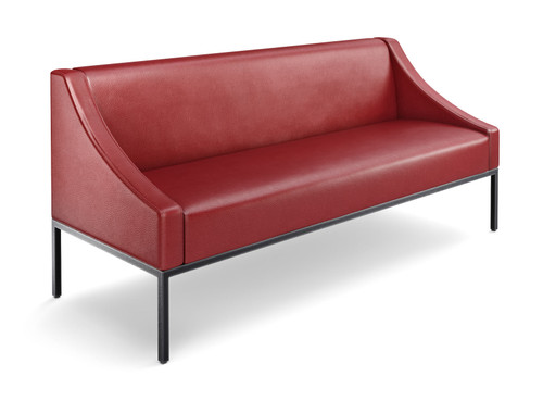 Leon Sofa - Fully Welded Gunmetal Steel Frame - Made in USA Leon Sofa - Fully Welded Gunmetal Steel Frame - Made in USA