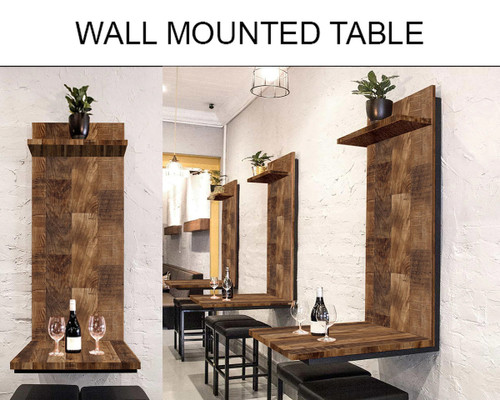 Wall Mounted Restaurant Table -- Customize One Today!