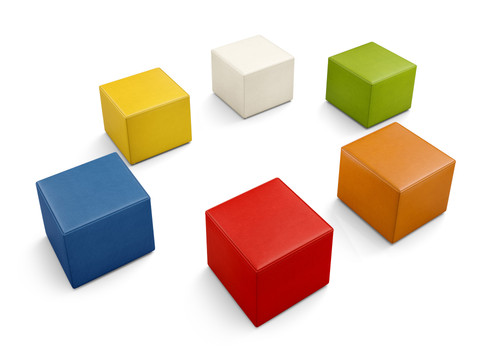 Quick Ship Ready - 9049 Ottomans (Set of Six)